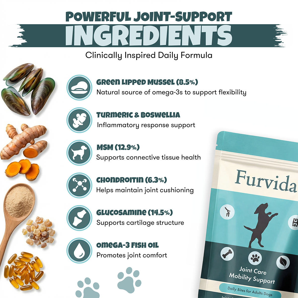 joint care adult dogs daily chews